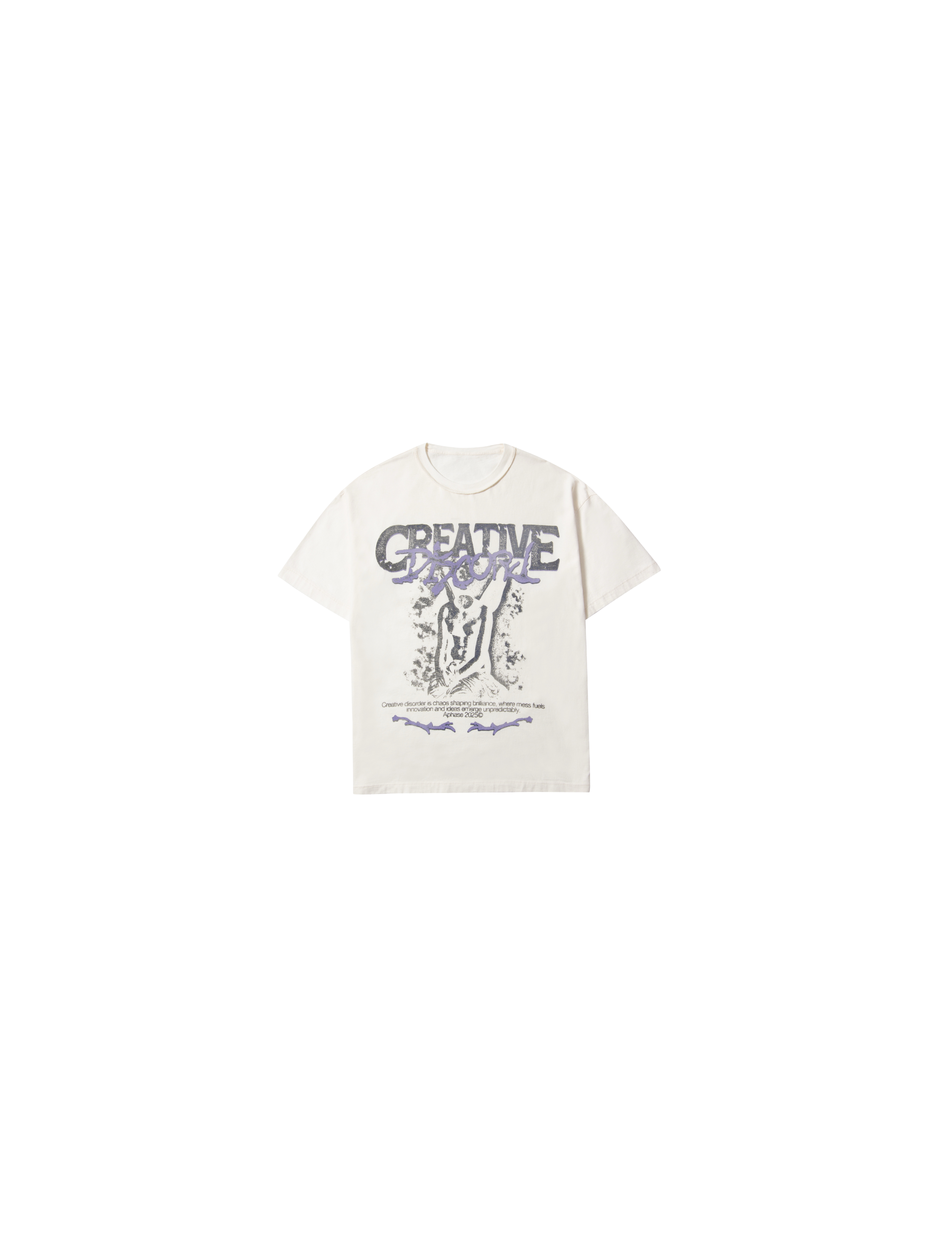 T-Shirt APHASE Creative Discord T-Shirt "Off White" - THE GAME